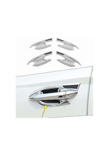 Hyundai Tucson 2021+ Uyumlu Yedek Parça Dış Kapı Kolu İç Kaplama Abs Krom