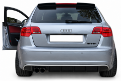 Audi A3 8P Hb 5 Kapı 2005 - 2012  Uyumlu Rs Spoiler Plastik Boyasız
