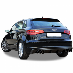 Audi A3 8V Hb 2012 - 16 Uyumlu Rieger Difüzör Plastik Boyasız