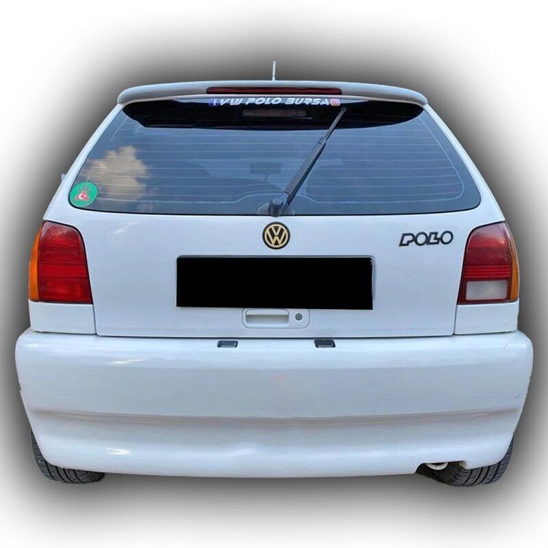 Volkswagen Polo 1994 - 1999 Uyumlu Yedek Parça Işıklı Spoiler Boyalı