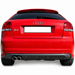 Audi A3 8V S line Sedan 2012 - 16  Uyumlu S3 Difüzör Plastik Boyasız