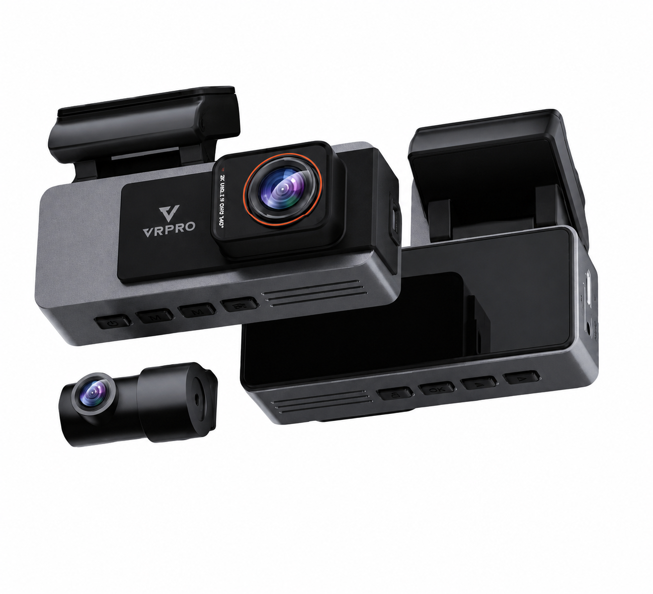 Lumra 2K UHD Çift Kameralı Araç İçi Kamera (Dash Cam) Vrpro
