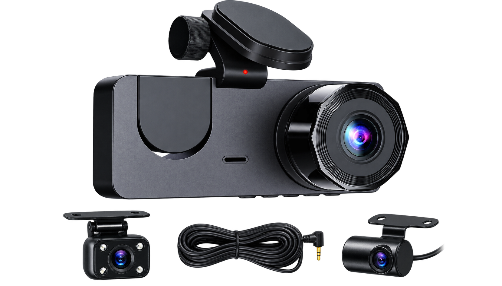 Vr-09 3 Kameralı Wi-Fi Araç İçi Kamera (Dashcam) Vrpro