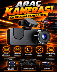 Vr-09 3 Kameralı Wi-Fi Araç İçi Kamera (Dashcam) Vrpro