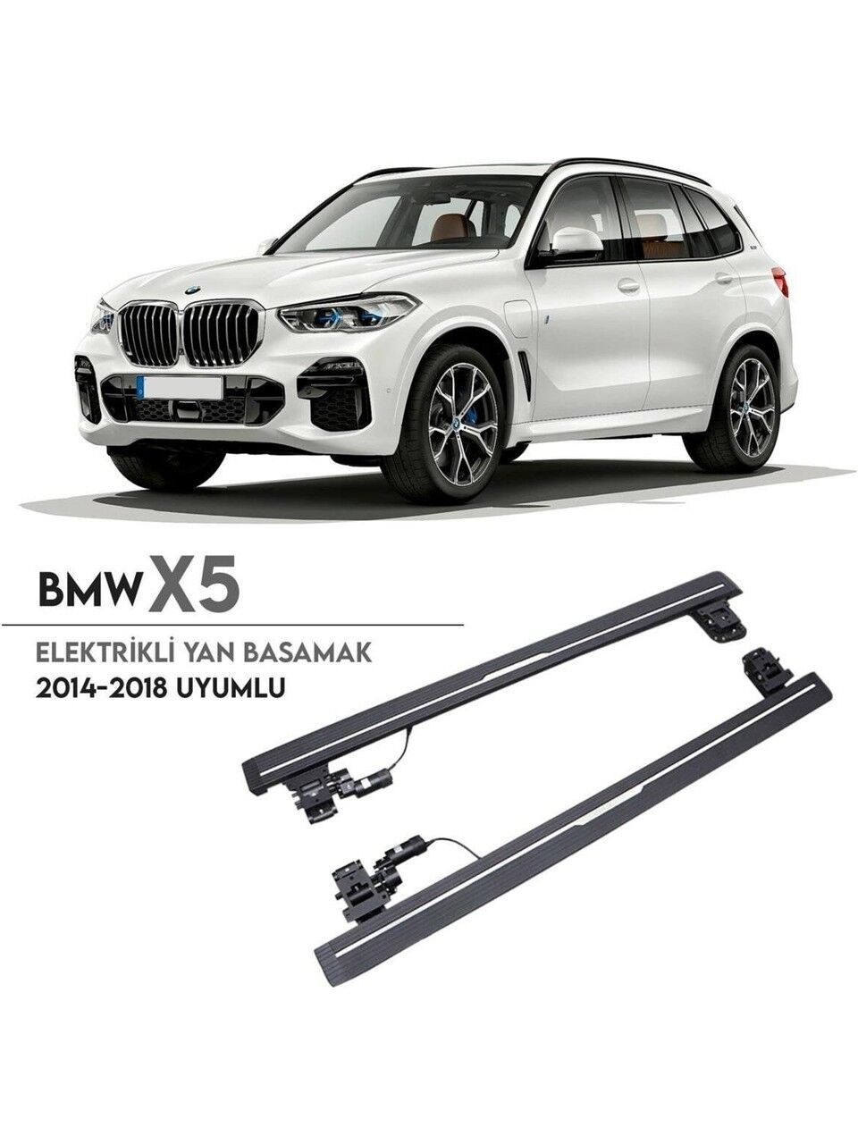 Bmw X5 F15 2013–2018 Uyumlu Elektrikli Yan Basamak