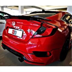Honda Civic Fc5 Uyumlu 2016-2020 Turbo Arka Ek