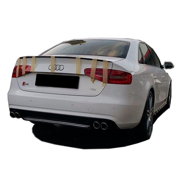 Audi A4 B8,5 2012 - 2016  Uyumlu S4 Difüzör Plastik Boyasız
