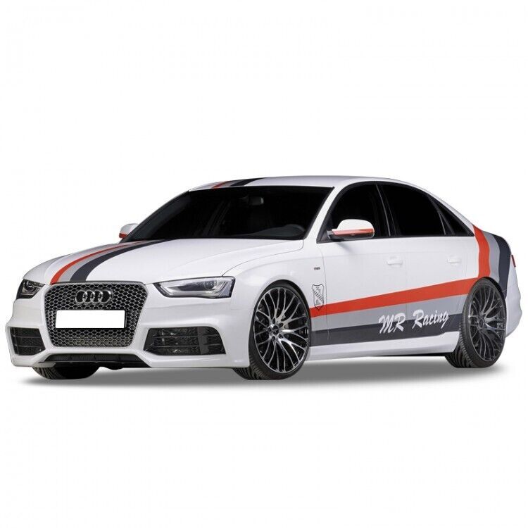 Audi A4 B8-B9 2008 - 2016  Uyumlu Rieger Marşpiyel Plastik Boyasız