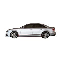 Audi A4 B8-B9 2008 - 2016  Uyumlu Rieger Marşpiyel Plastik Boyasız