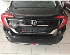 Honda Civic Fc5 2016-2020 Uyumlu  Bagaj Kapağı Plaka Çerçevesi 2 Parça