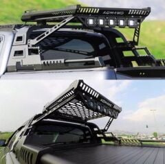 Nissan Navara 2010-2016 Uyumlu Sepetli Roll Bar Işık Seti AQM4WD S01