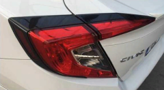 Honda Civic Fc5 2016-2021 Uyumlu  Arka Stop Kaplama 4 Parça Siyah