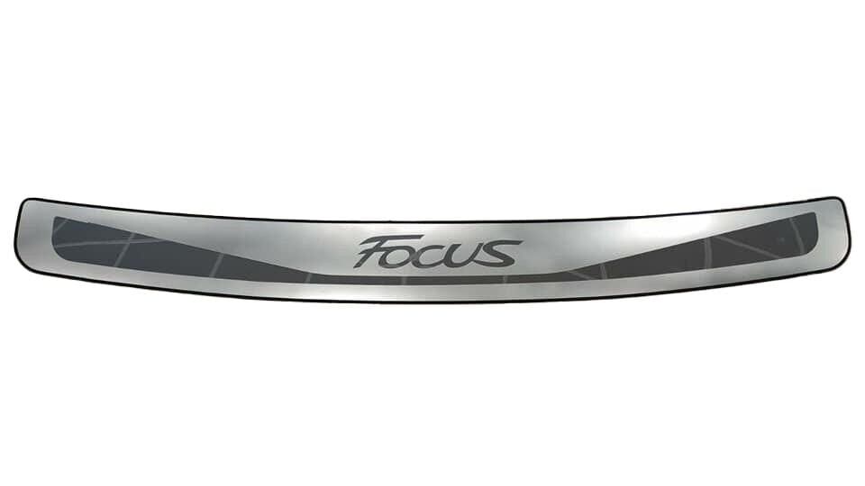 Ford Focus 3 HB 2011-2018 Uyumlu Arka Tampon Eşiği Kromu