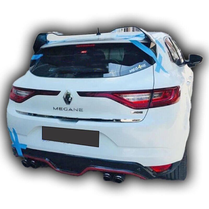 Renault Megane 4 Uyumlu Yedek Parça HB Rs Spoiler Boyasız