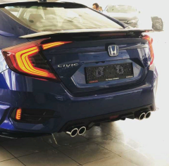 Honda Civic Fc5 2016-2020 Uyumlu  Arka Sis Ledi