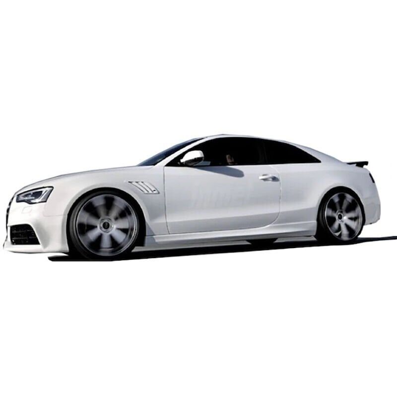 Audi A5 B8-B8,5 Coupe 2008 - 2016  Uyumlu Rs Marşpiyel Plastik Boyasız
