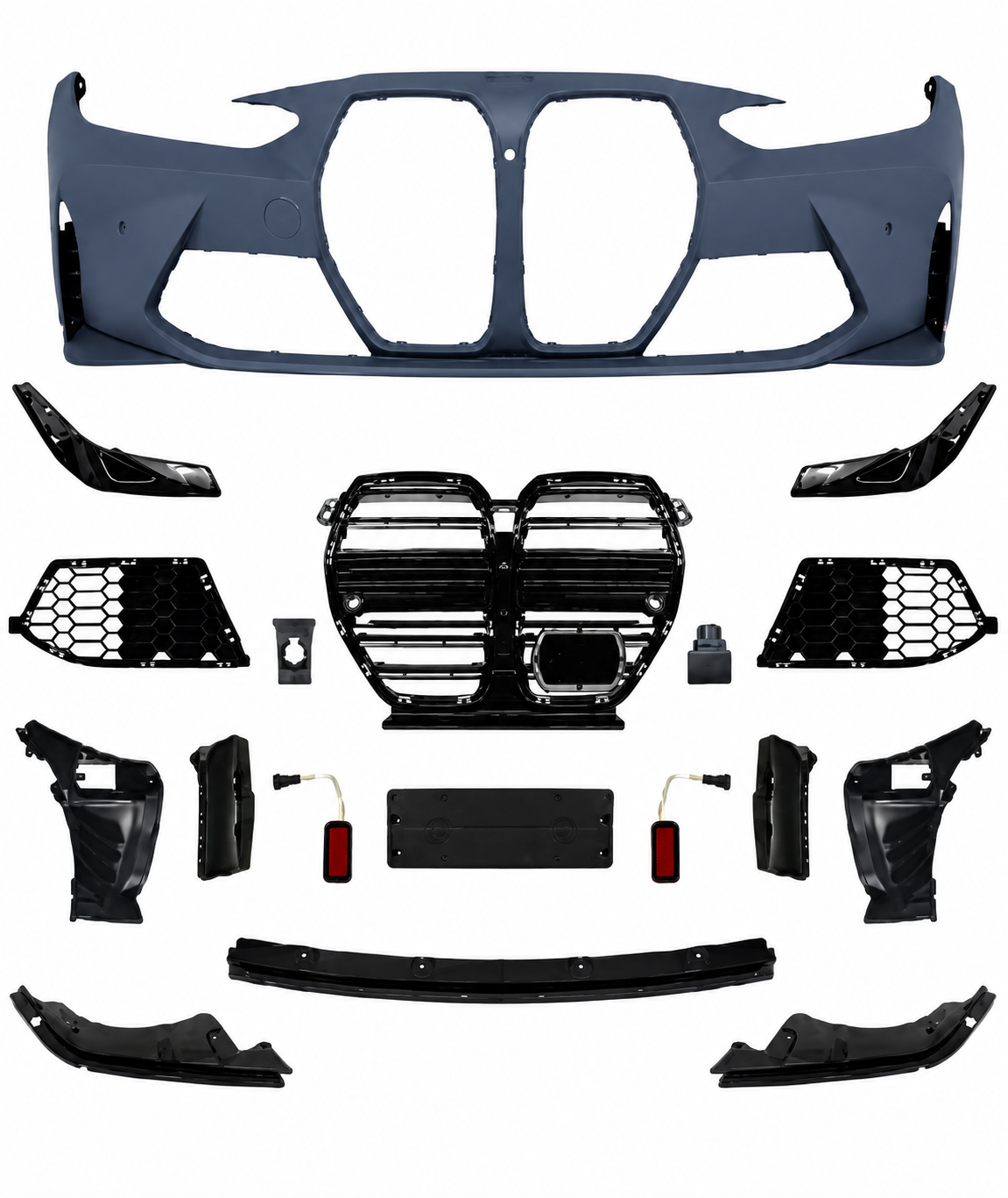 Bmw G22 M4 Uyumlu M4 Ön Tampon Seti