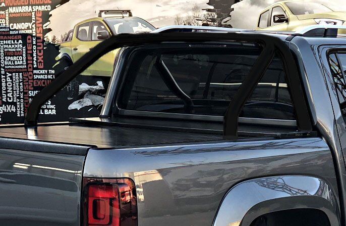 Ford Ranger Uyumlu 2012-2015 Sand Plus Siyah Roll Bar AQM4WD PRB04