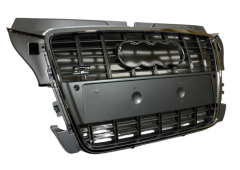 Audi A3 S3 2008-2012  Uyumlu Panjur Gri Krom Çerçeve