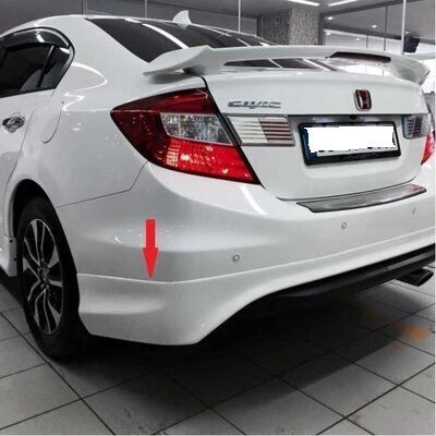 Honda Civic Fb7 2012-2015 Uyumlu  Arka Tampon Eki Modulo