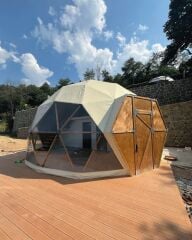 Ahşap Dome Çadır