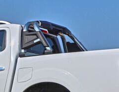 Ford Ranger  Uyumlu Yedek Parça  2012-2015 (Double Plus Chrome) Poliüretan Krom Roll Bar AQM4WD PRB01