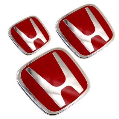 Honda Civic Fc5 Uyumlu Logo Set Takımı Kırmızı