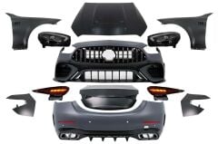 Mercedes W205 / C Serisi Uyumlu W206 / C63 Görünüm Body Kit Dönüşüm Seti