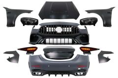 Mercedes W205 / C Serisi Uyumlu W206 / C63 Görünüm Body Kit Dönüşüm Seti