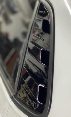 Volkswagen Polo Uyumlu Yedek Parça 2019+ Kelebek Cam Kaplama - Piano Black