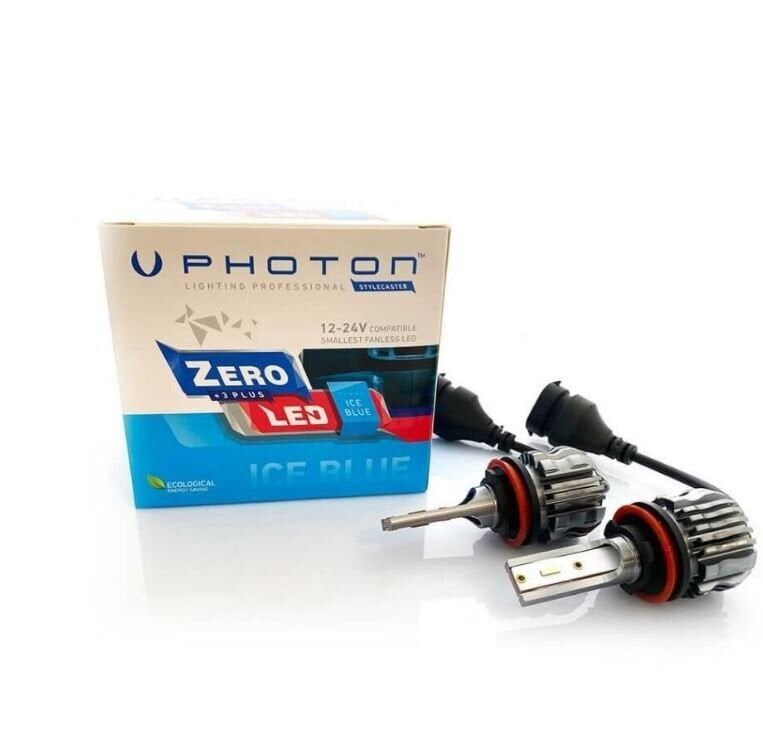 Photon Zero H8-H9-H11-H16 Buz Mavisi +3 Plus Fansız Led
