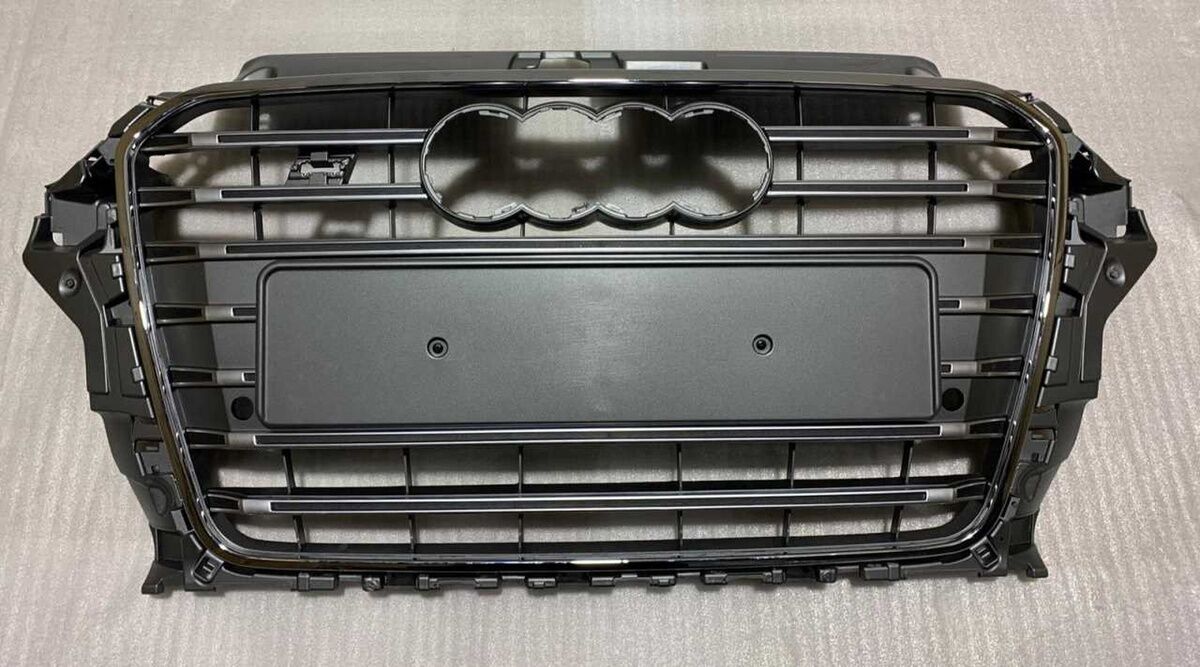 Audi A3 S3 2013-2016 Uyumlu Yedek Parça Panjur Gri