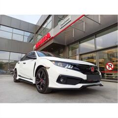 Honda Civic Fc5 Uyumlu Yedek Parça 2016-2020 Makyajlı Kasa Ön Tampon Mugen Ön Ek