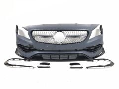 Mercedes W117 / CLA Uyumlu CLA45 Görünüm Ön Tampon Seti