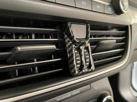 Ford Focus Uyumlu 2019+ İkaz Düğme Kaplama -karbon(abs)