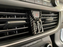 Ford Focus Uyumlu 2019+ İkaz Düğme Kaplama -karbon(abs)