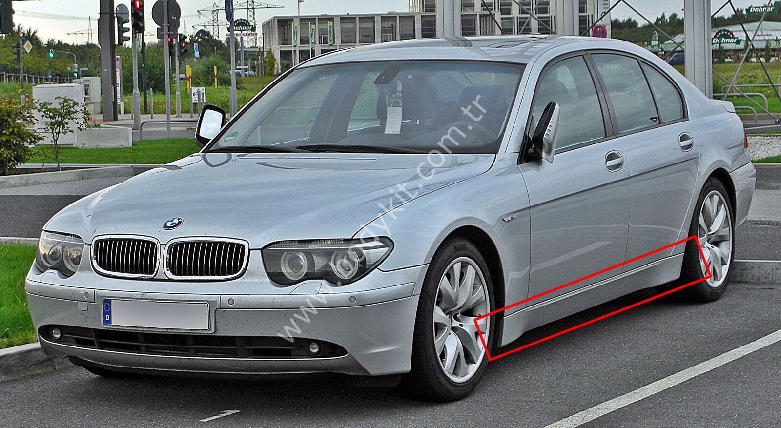 BMW E65 (2002-2008) Uyumlu Yedek Parça Long (Uzun) Marşpiyel