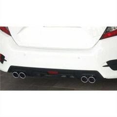Honda Civic Fc5 Uyumlu 2016-2020 Çift Çıkış Difüzör
