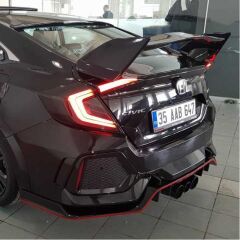 Honda Civic Fc5 Uyumlu Yedek Parça 2016-2020 Type-R Arka Tampon