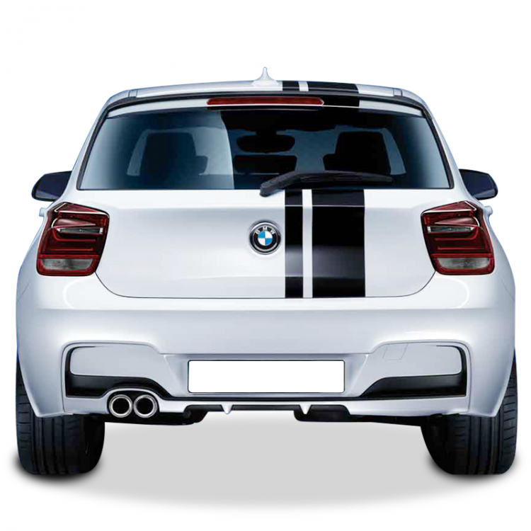 Bmw F20 1 Serisi 2012-2015 Uyumlu M Performance Difüzör Plastik Boyasız