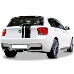 Bmw F20 1 Serisi 2012-2015 Uyumlu M Performance Difüzör Plastik Boyasız
