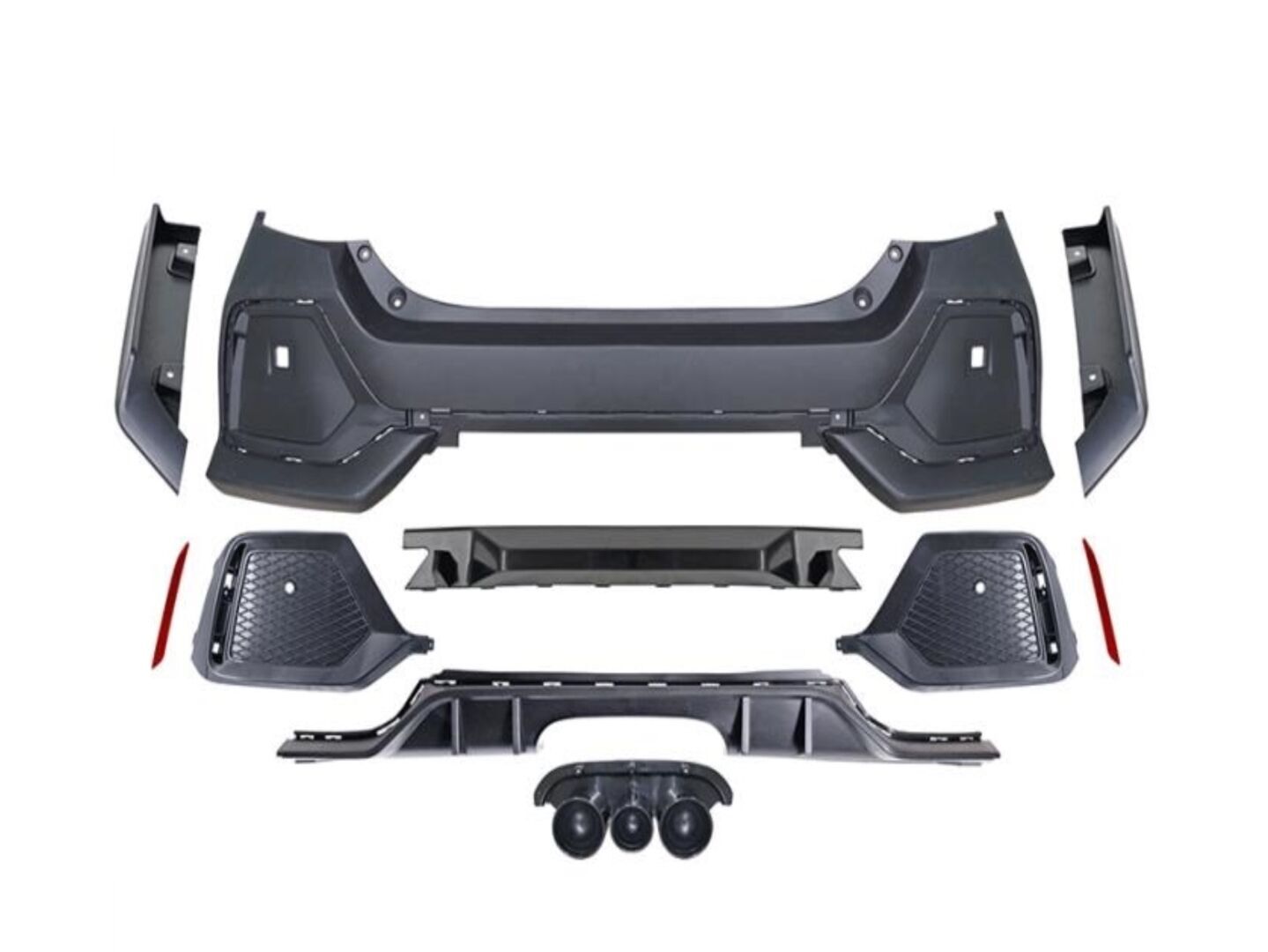 Honda Civic Fc5 Uyumlu Yedek Parça 2016-2020 Type-R Arka Tampon