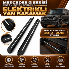 Mercedes G Serisi 2012-2018 Uyumlu Elektrikli Yan Basamak