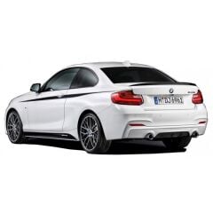 Bmw F22 2 Serisi 2013-2019 Uyumlu M Performance Difüzör Plastik Boyasız