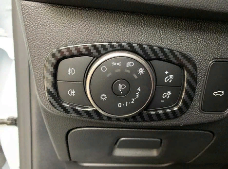 Ford Focus  Uyumlu  2019+ Kontrol Panel Kaplama Karbon (abs)
