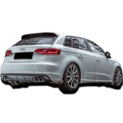 Audi A3 8V Hb 2012 - 16  Uyumlu  S3 Difüzör Plastik Boyasız