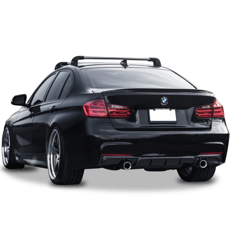 Bmw F30 - F31 3 Serisi 2012-2018 Uyumlu M Performance Difüzör Plastik Boyasız