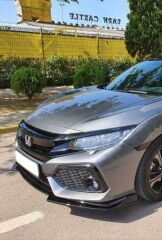 Honda Civic Fc5 Uyumlu  2016-2020 Ön Lip 3 Parça