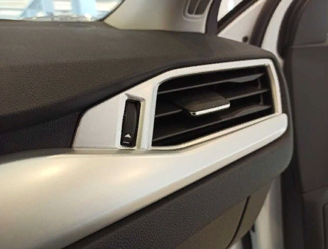 Ford Focus Uyumlu 2019+ Menfez Kaplama Sılver 2 Parça (abs)