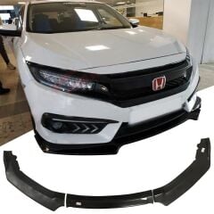 Honda Civic Uyumlu Yedek Parça Fc5 3 Parça Ön Lip (Plastik)
